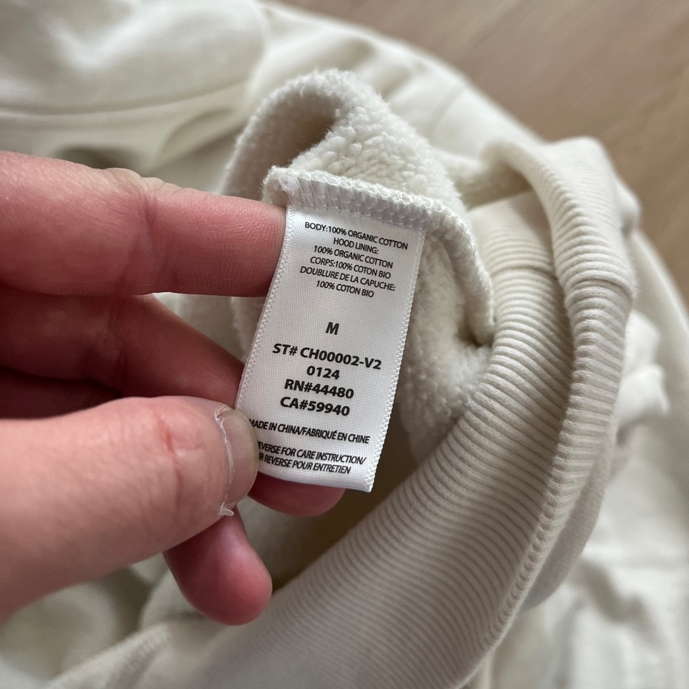 Elwood Hoodie Cream Size M - Picture 4 of 4
